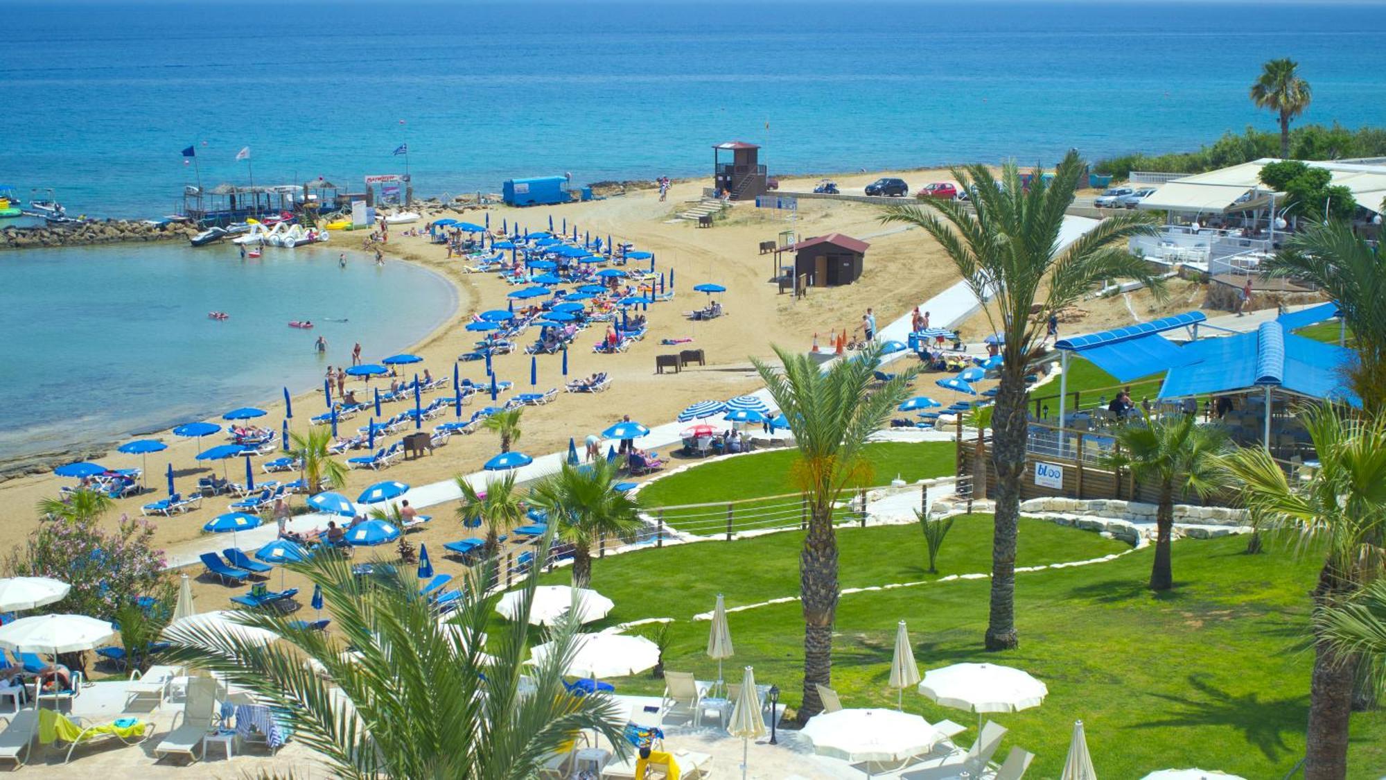 Myroandrou Beach Hotel Apartments Pernera Kültér fotó